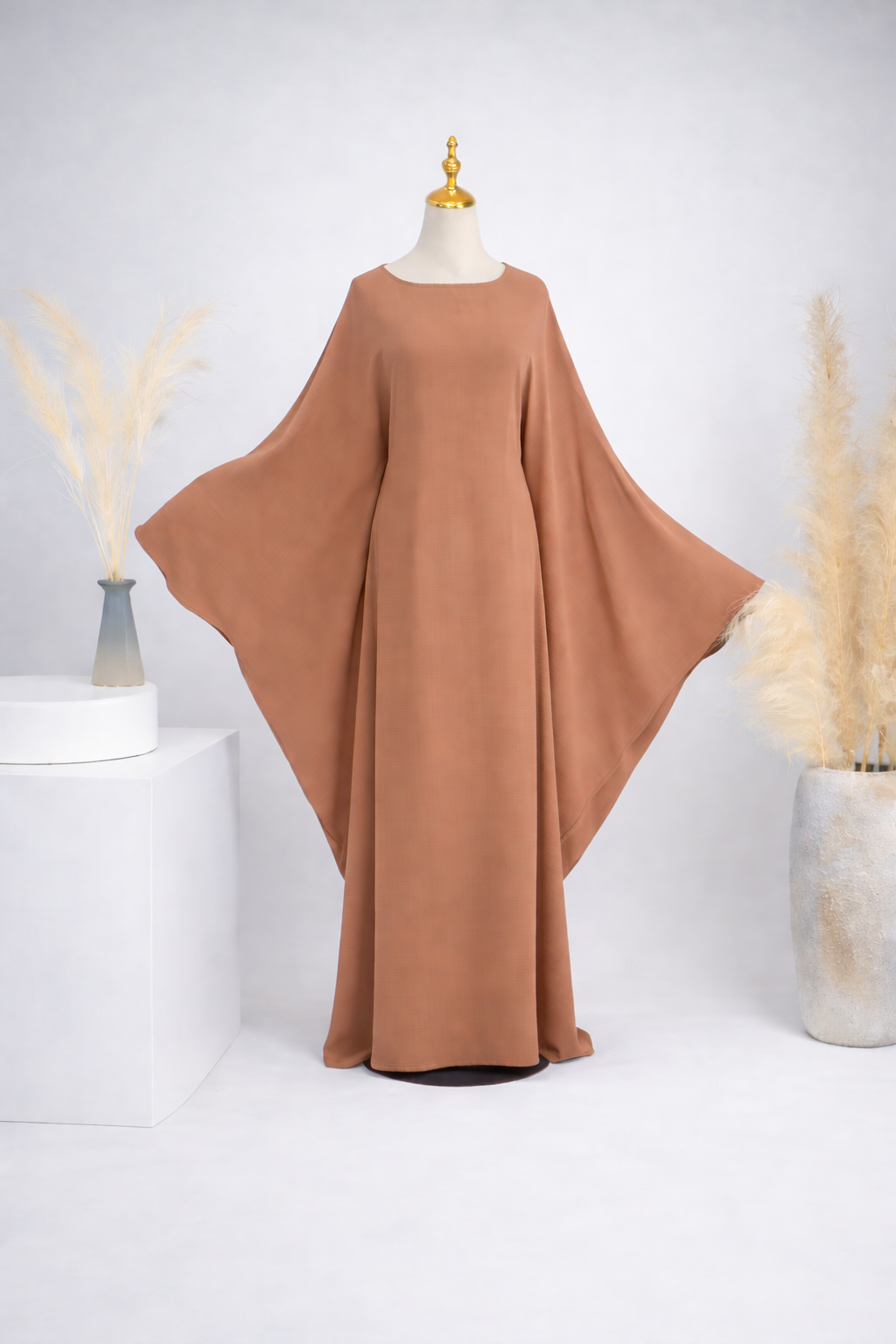 Blooms Adjustable Batwing Maxi Abaya Dress
